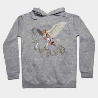 Wonderufl fairy with dove Hoodie